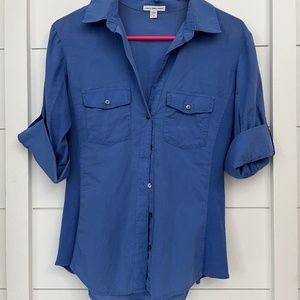 James Perse Button Down Blouse